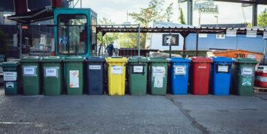Recycling auf dem Gelände der Bausch GmbH